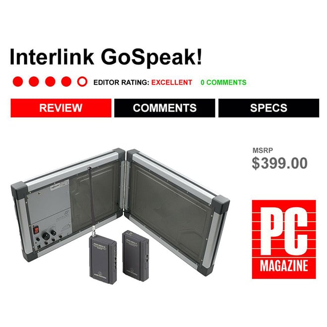 Interlink GoSpeak! Slide